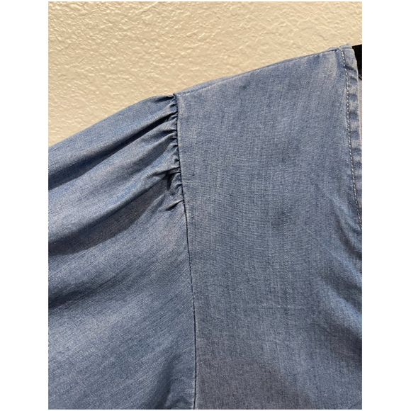 LOVERS + FRIENDS Tied Tunic Mini Blue Dress - Picture 5 of 7